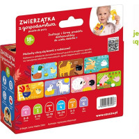 CZUCZU Puzzle dvojice Zvieratká 7x2 dieliky