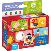 CZUCZU Puzzle dvojice Zvieratká 7x2 dieliky