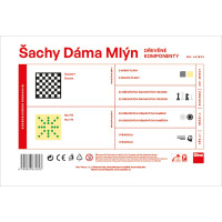 DINO Šach, dáma, mlyn