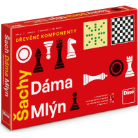 DINO Šach, dáma, mlyn