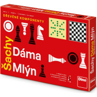 DINO Šach, dáma, mlyn