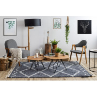 Kusový koberec Berber Asila B5970 grey and white