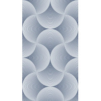 Dizajnový záves CREATIVE TMAVO MODRÝ 140x245 cm