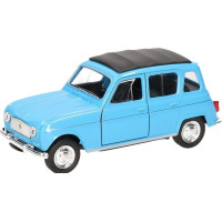 WELLY Autíčko na spätné natiahnutie Renault 4 modrý