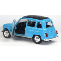 WELLY Autíčko na spätné natiahnutie Renault 4 modrý