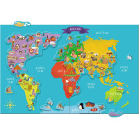 DODO Magnetická hra - Mapa sveta