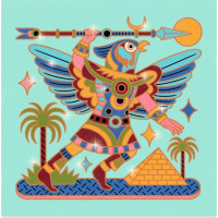 DJECO Trblietavé omaľovánky - Egypt