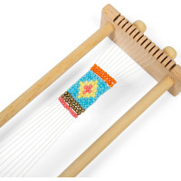 Bigjigs Toys Tkáčsky stav na korálky