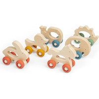 Bigjigs Toys Zvieratko na kolieskach 1 ks