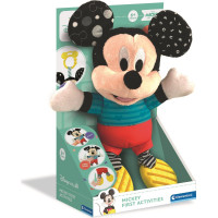 CLEMENTONI BABY Plyšový Mickey Mouse s úchytom