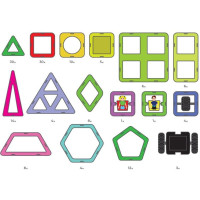 MAGFORMERS Jumbo Box 146 dielikov