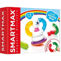 SMARTMAX Magnetická stavebnica Moje prvé nasúvacie krúžky 12 dielikov