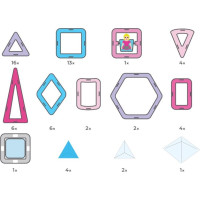 MAGFORMERS Princess box 62 dielikov