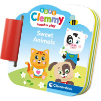CLEMENTONI Soft Clemmy Hracia sada s knižkou Milé zvieratká