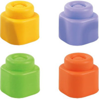 CLEMENTONI Soft Clemmy Vkladacia senzorická kocka s mäkkými kockami