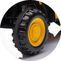 CHIPOLINO Odrážadlo Traktor CAT Yellow