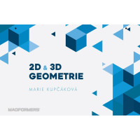 MAGFORMERS Výukové karty Geometria 3: 2D a 3D geometria