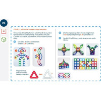 MAGFORMERS Výukové karty Geometria 3: 2D a 3D geometria
