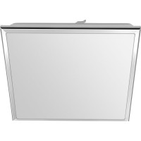 Sapho SILVER stropné LED svietidlo 28x28cm, 10W, 230V, 3000K/4000K/6500K, chróm AU478