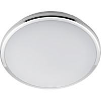 Sapho SILVER stropné LED svietidlo, Ø 28cm, 10W, 230V, 3000K/4000K/6500K, chróm AU480