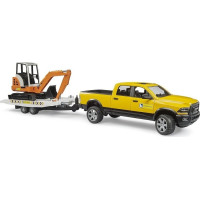 Bruder Terénne servisné auto RAM s minibagrom