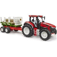 Bruder Traktor ROADMAX s prívesom na drevo a kládami