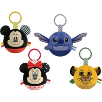 CLEMENTONI BABY Plyšová loptička Mickey Mouse s hrkálkou