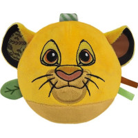 CLEMENTONI BABY Plyšová loptička Simba s hrkálkou