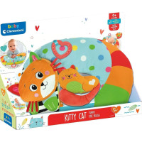 CLEMENTONI BABY Plyšový vankúšik pod bruško Kitty Cat