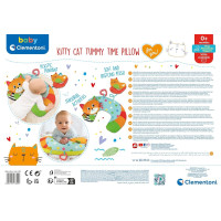 CLEMENTONI BABY Plyšový vankúšik pod bruško Kitty Cat