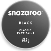 SNAZAROO Farba na tvár Čierna (Black) 75ml