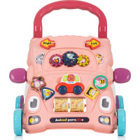 CHIPOLINO Chodítko interaktívne Funny Animals Pink