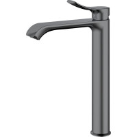 Sapho SUGA stojanková umývadlová batéria vysoká, bez výpustu, gun metal TJ006GM