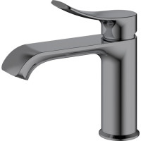 Sapho SUGA stojanková umývadlová batéria bez výpuste, gun metal TJ002GM