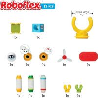 SMARTMAX Magnetická stavebnica Roboti 12 dielikov