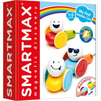 SMARTMAX Magnetická stavebnica Moje prvé autíčka 7 dielikov