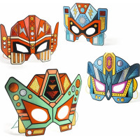 DJECO Masky superrobotov na dotvorenie