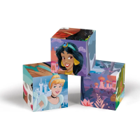 CLEMENTONI Obrázkové kocky Disney princeznej, 12 kociek
