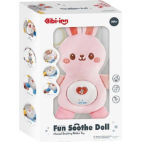 CHIPOLINO Plyšový zaspávač Rabbit Pink