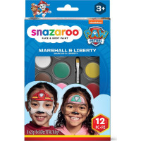 SNAZAROO Sada 8 farieb na tvár Tlapková patrola: Marshall & Liberty