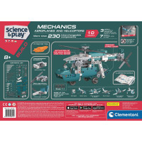 CLEMENTONI Science&Play Mechanické laboratórium Lietadlá a vrtuľníky 10v1