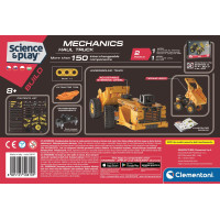 CLEMENTONI Science&Play Mechanické laboratórium Ťažobné autá 2v1