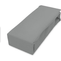 Jersey prestieradlo SOFT 200x160 cm + 25cm - svetlo šedé