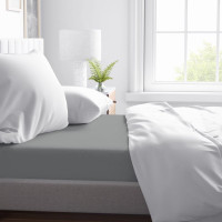 Jersey prestieradlo SOFT 200x160 cm + 25cm - svetlo šedé