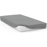 Jersey prestieradlo SOFT 200x160 cm + 25cm - svetlo šedé