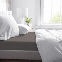 Jersey prestieradlo SOFT 200x160 cm + 25cm - cappucino hnedé