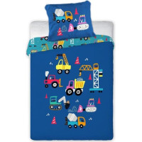 Detské bavlnené obliečky do postieľky 135x100 cm CUDDLES - Stavebná technika
