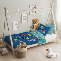Detské bavlnené obliečky do postieľky 135x100 cm CUDDLES - Stavebná technika