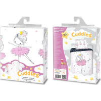 Detské bavlnené obliečky do postieľky 135x100 cm CUDDLES - Baletka