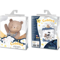 Detské bavlnené obliečky do postieľky 135x100 cm CUDDLES - Loďka